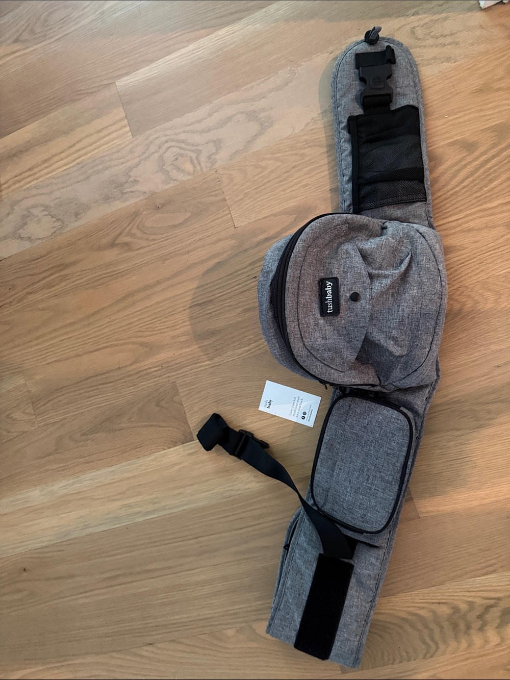 Gray tushbaby hip carrier